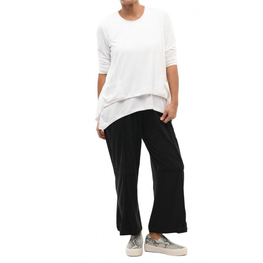 NEW TULIP CLOTHING nico pullover top in cream